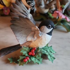 Lenox Red and Green Bird Figurine